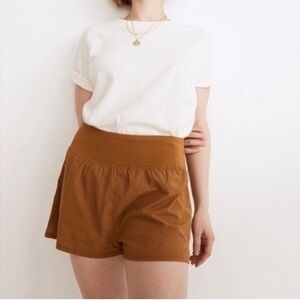 Madewell Rust Brown Athletic Shorts